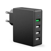 ইউরোপ প্লাগ 4 USB চার্জার QC3।{2}} পোর্ট