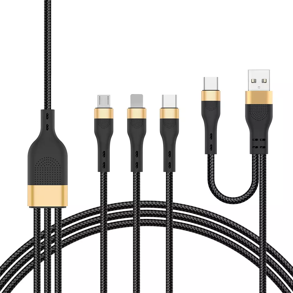 নাইলন ব্রেডেড 2A 3A 1.2m USB A USB C